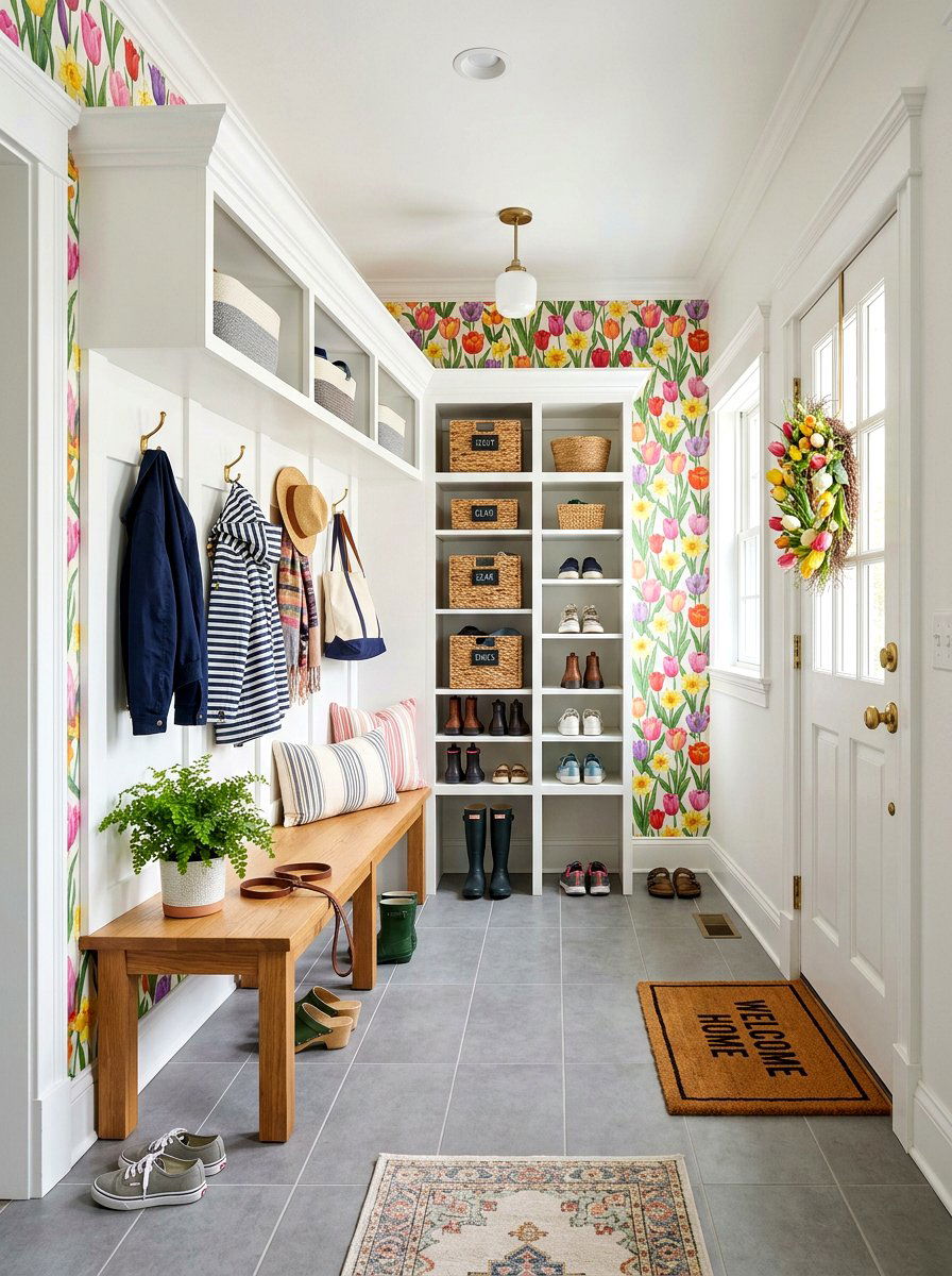 Tulip Garden Wallpaper - 25 Spring Botanical Wallpaper Ideas