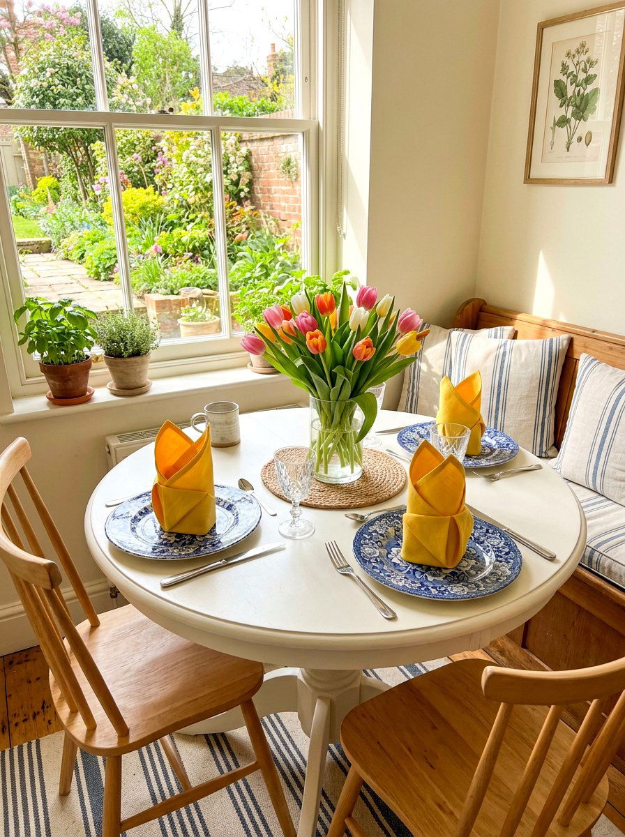 Tulip Napkin - 25 Spring Napkin Folding Ideas