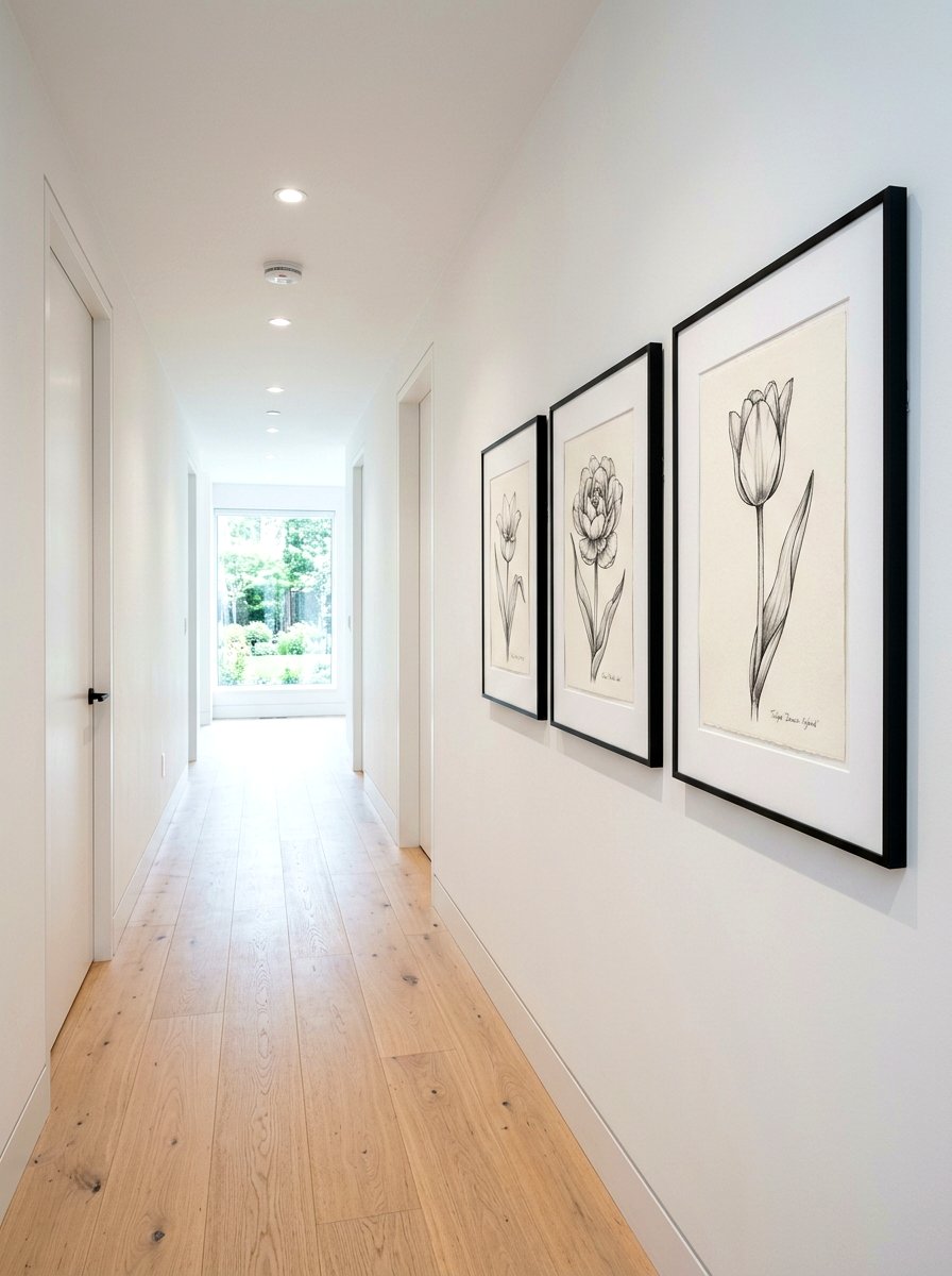 Tulip Sketch Frame - 25 Spring Framed Art Ideas