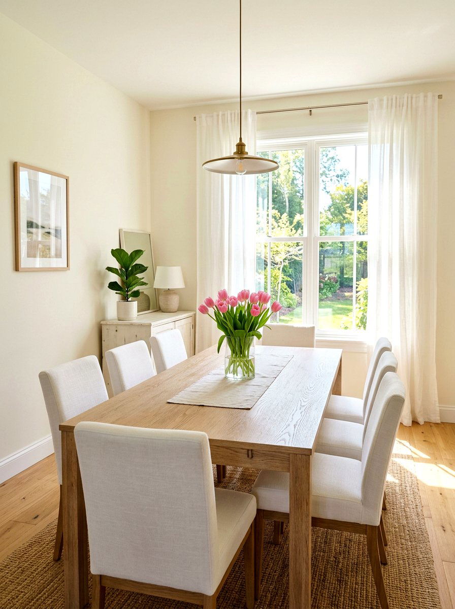 Tulips In Clear Glass Vase - 25 Spring Flower Vase Ideas