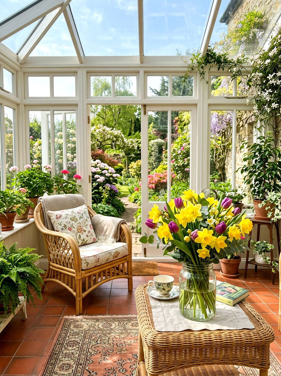 Tulips and daffodils bouquet - 25 Spring Tulip Arrangement Ideas