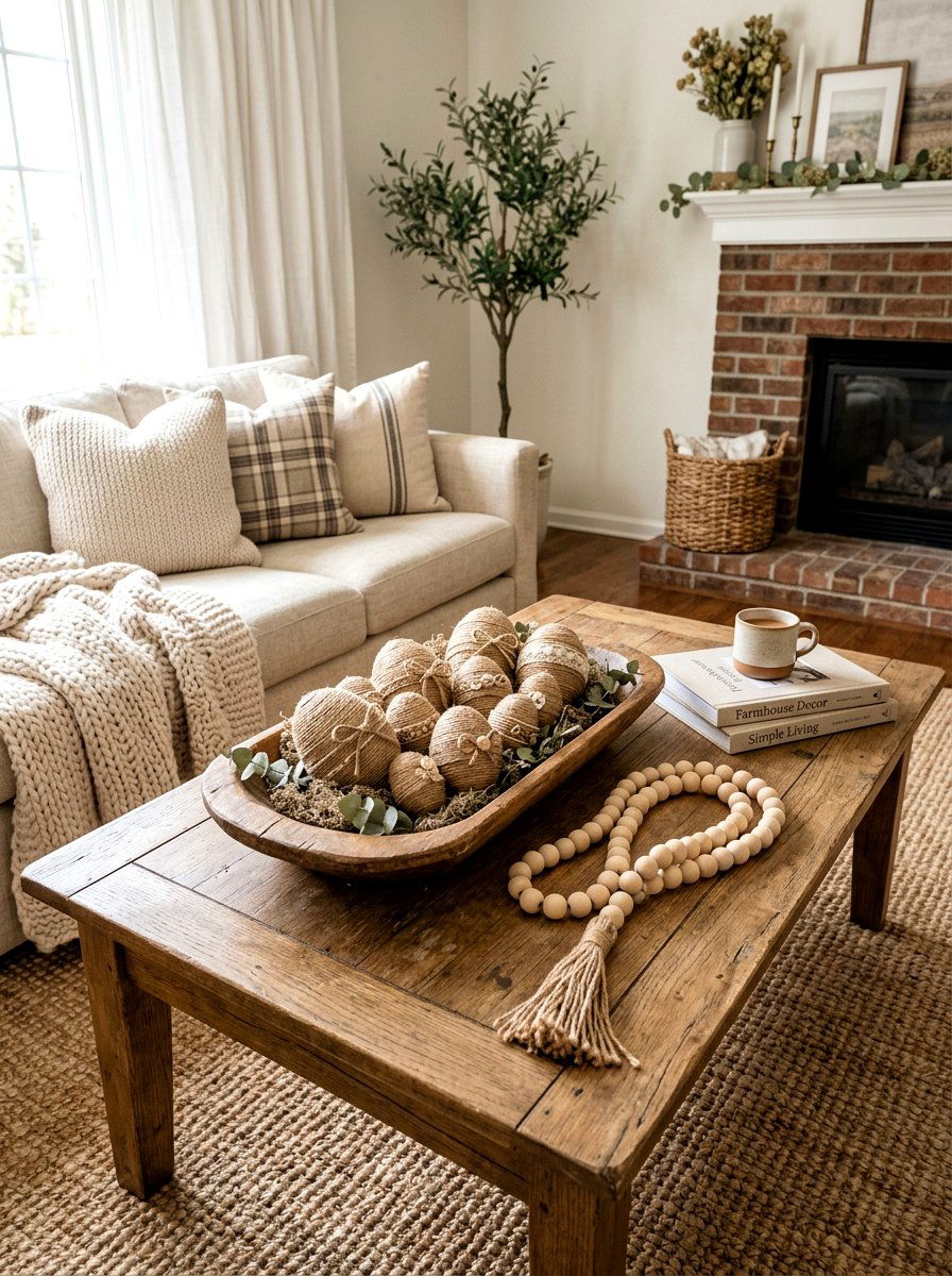 Twine wrapped eggs - 25 Spring Decorative Egg Ideas