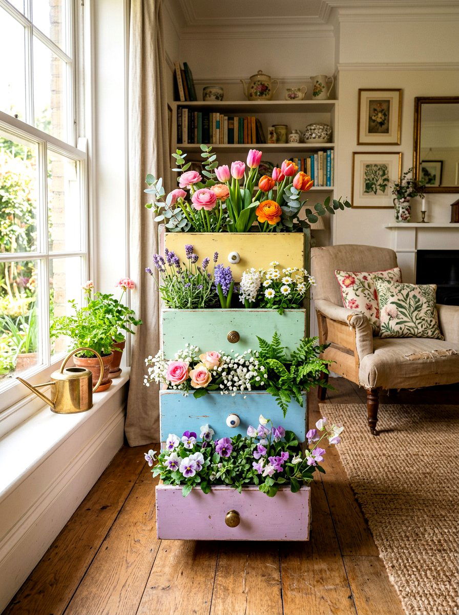 25 Stylish Spring Flower Stand Ideas for Organized Displays