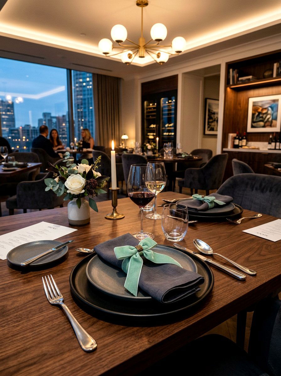 Velvet Ribbon Napkin Ring - 25 Spring Napkin Ring Ideas