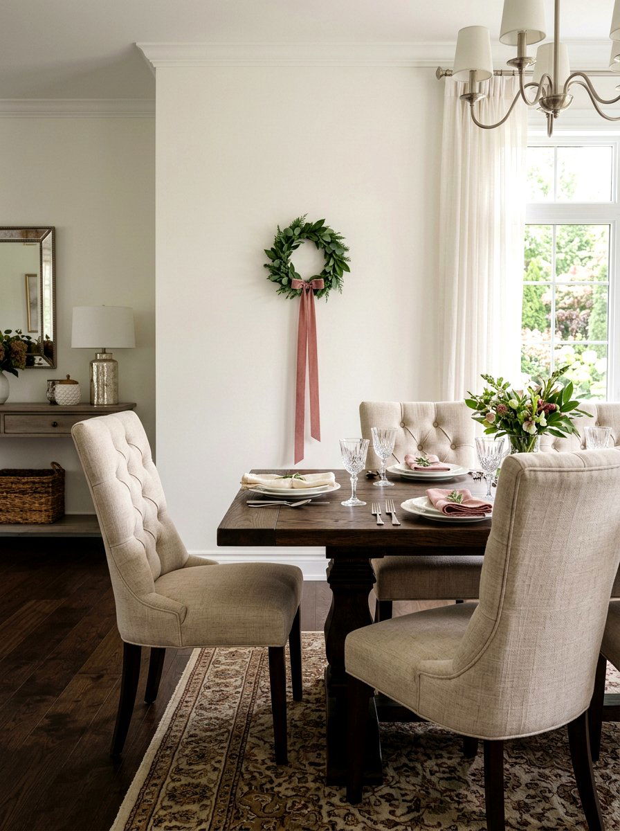 Velvet ribbon mini wreath - 25 Spring Mini Wreath Ideas