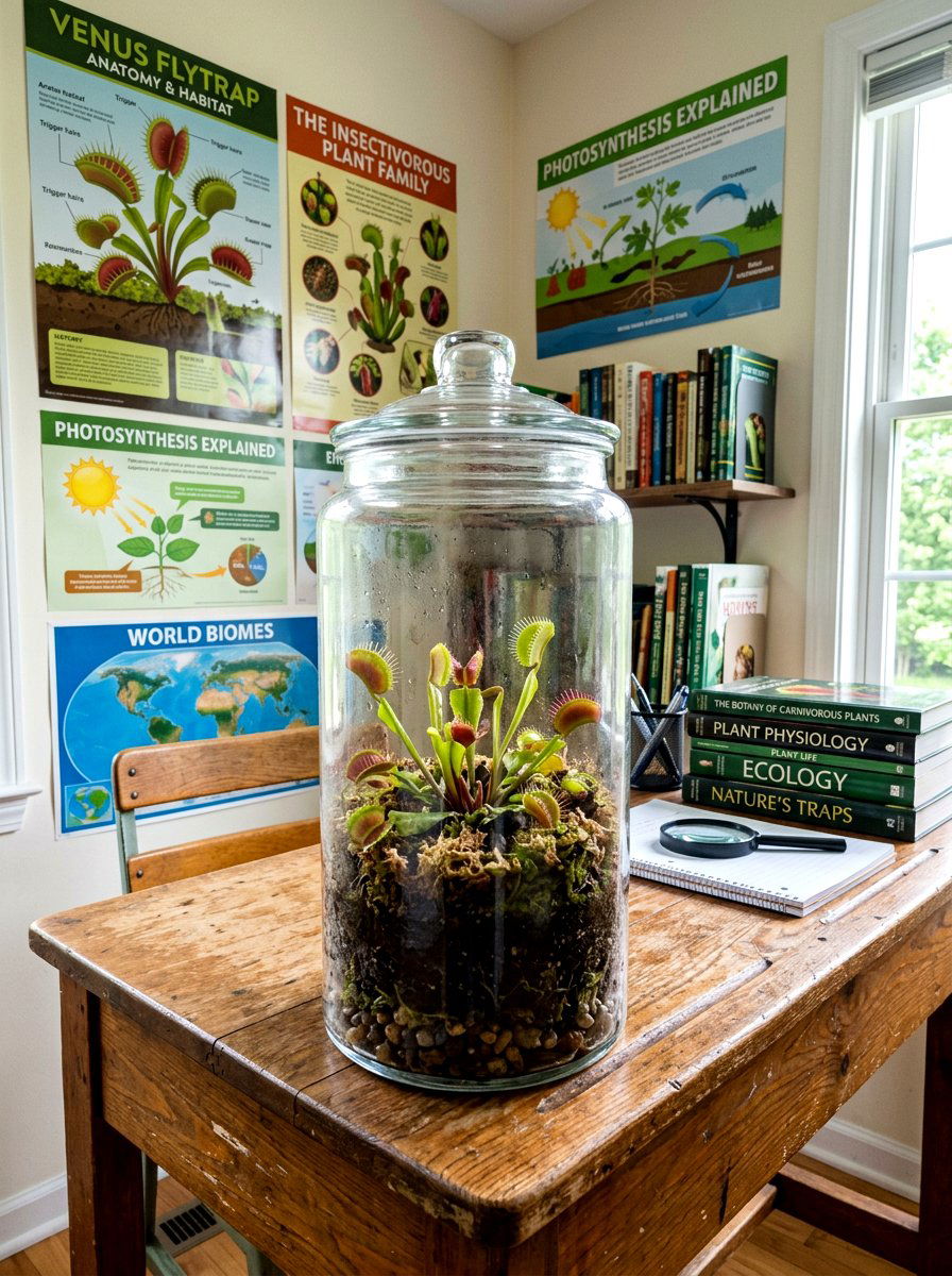 Venus Flytrap - 25 Spring Terrarium Plant Ideas