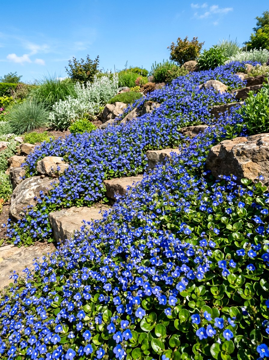 Veronica Liwanensis - 25 Spring Ground Cover Ideas