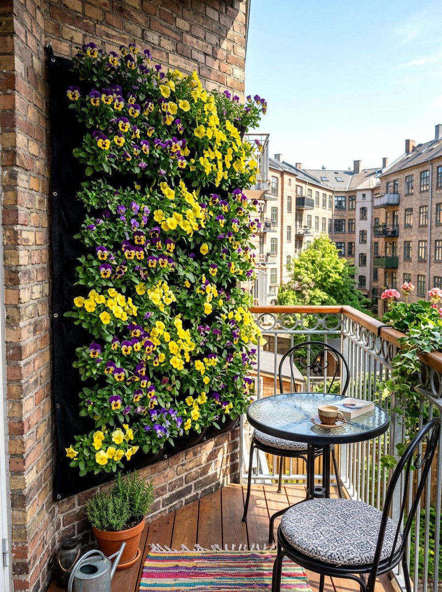 Vertical Flower Garden - 25 Spring Flower Wall Ideas