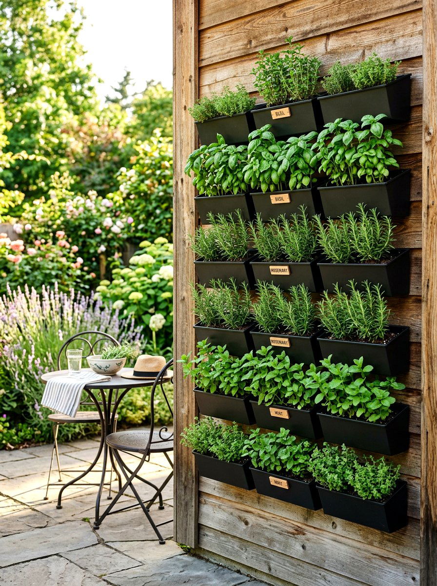Vertical Garden Courtyard - 25 Spring Courtyard Decor Ideas
