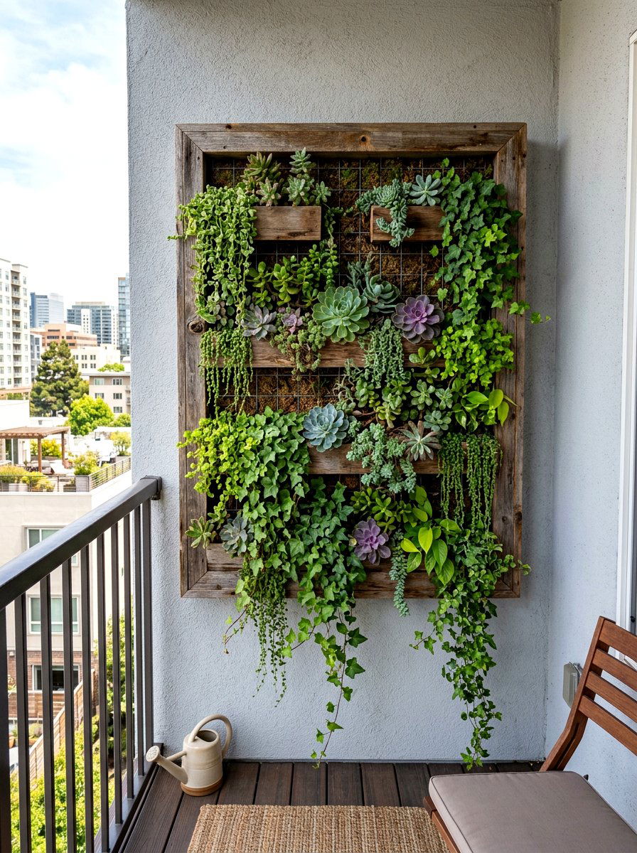 Vertical Wall Garden Box - 25 Spring Planter Box Ideas