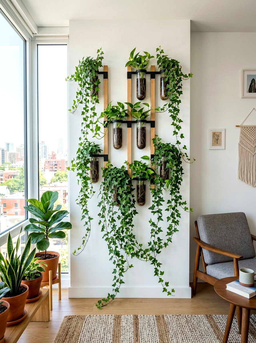 Vertical Wall Vessel - 25 Spring Terrarium Ideas
