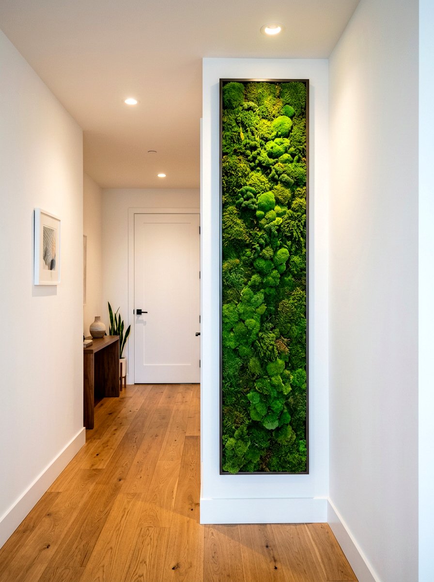 Vertical moss panel - 25 Spring Moss Decor Ideas