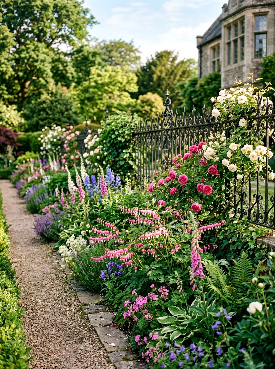Victorian Garden Border - 25 Spring Flower Border Ideas