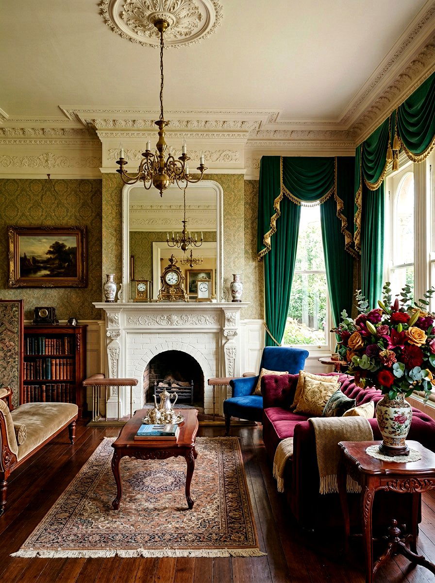 Victorian Style Room - 25 Spring White Brick Fireplace Ideas