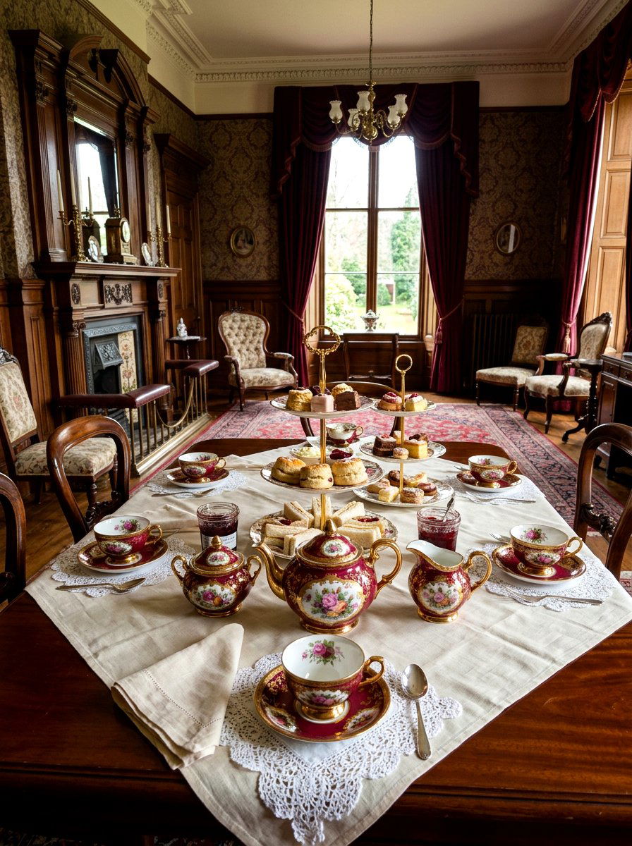 Victorian Style Tea Set - 25 Spring Tea Set Ideas