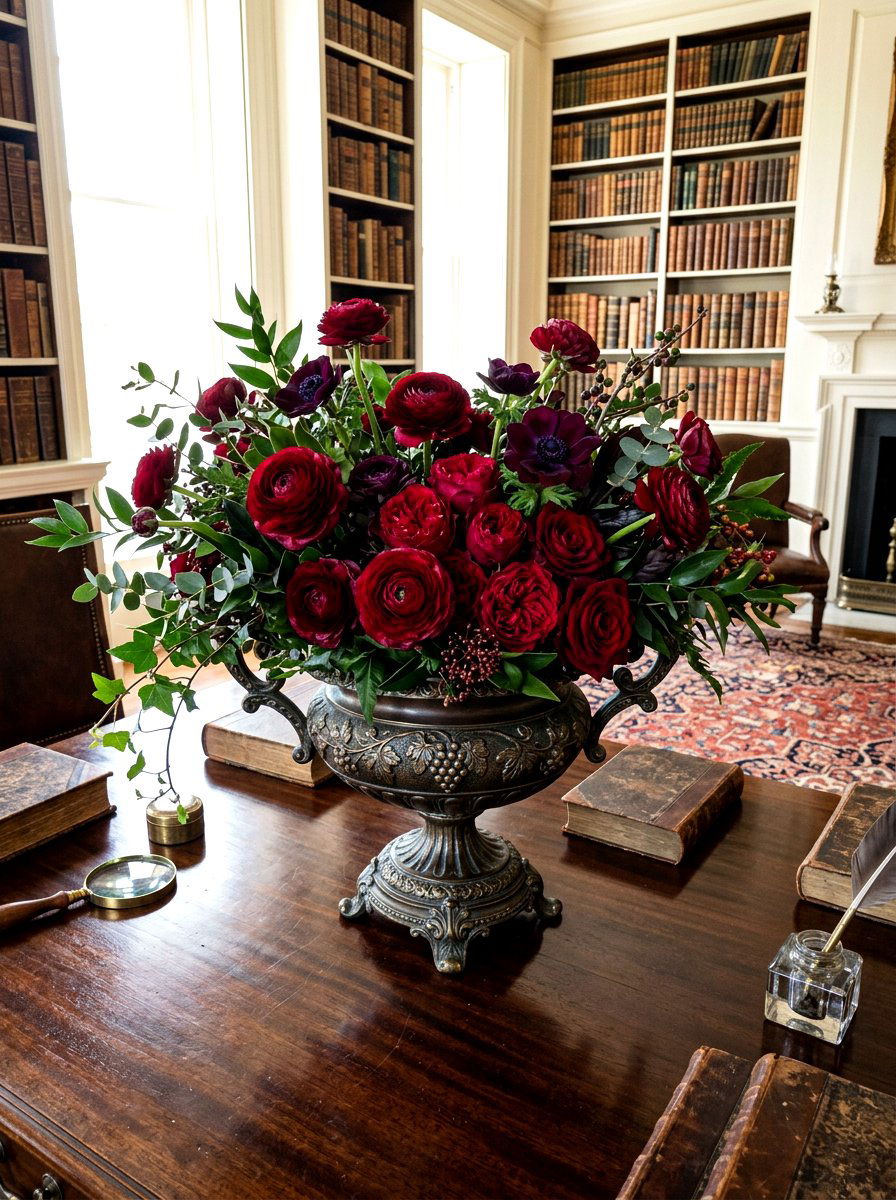 Victorian style floral compote - 25 Spring Compote Bowl Ideas