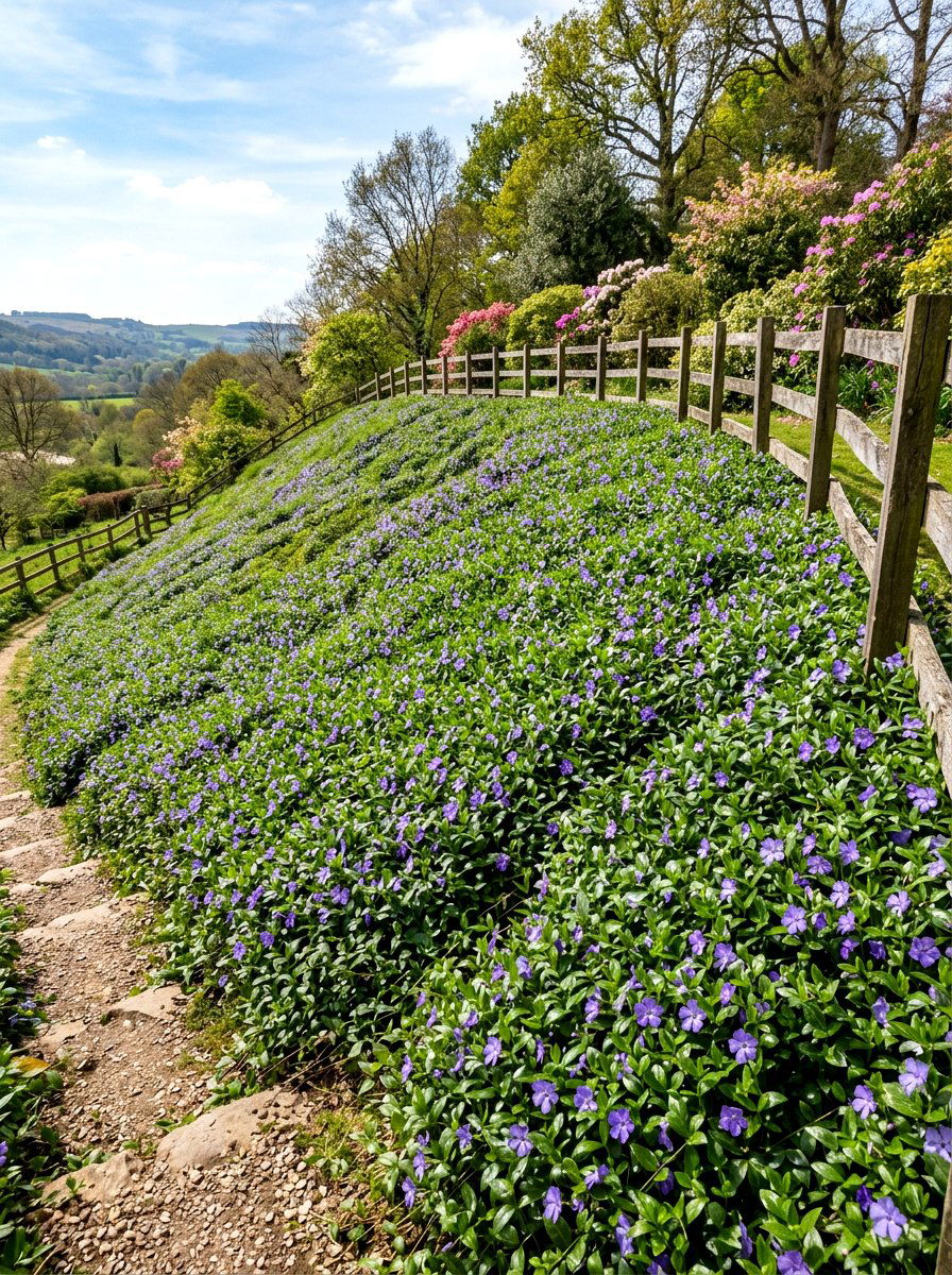 Vinca Minor - 25 Spring Ground Cover Ideas