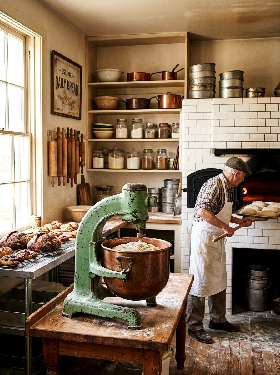 Vintage Bakery Kitchen - 25 Spring Kitchen Sign Ideas