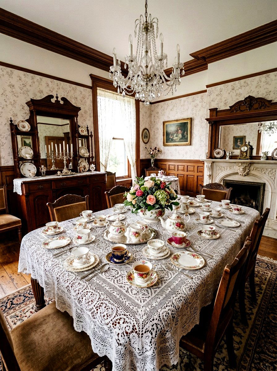 Vintage Bone China - 25 Spring Afternoon Tea Decor Ideas