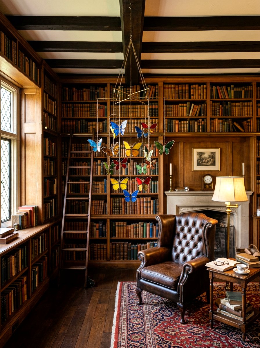 Vintage Butterfly Mobile - 25 Spring Butterfly Mobile Ideas