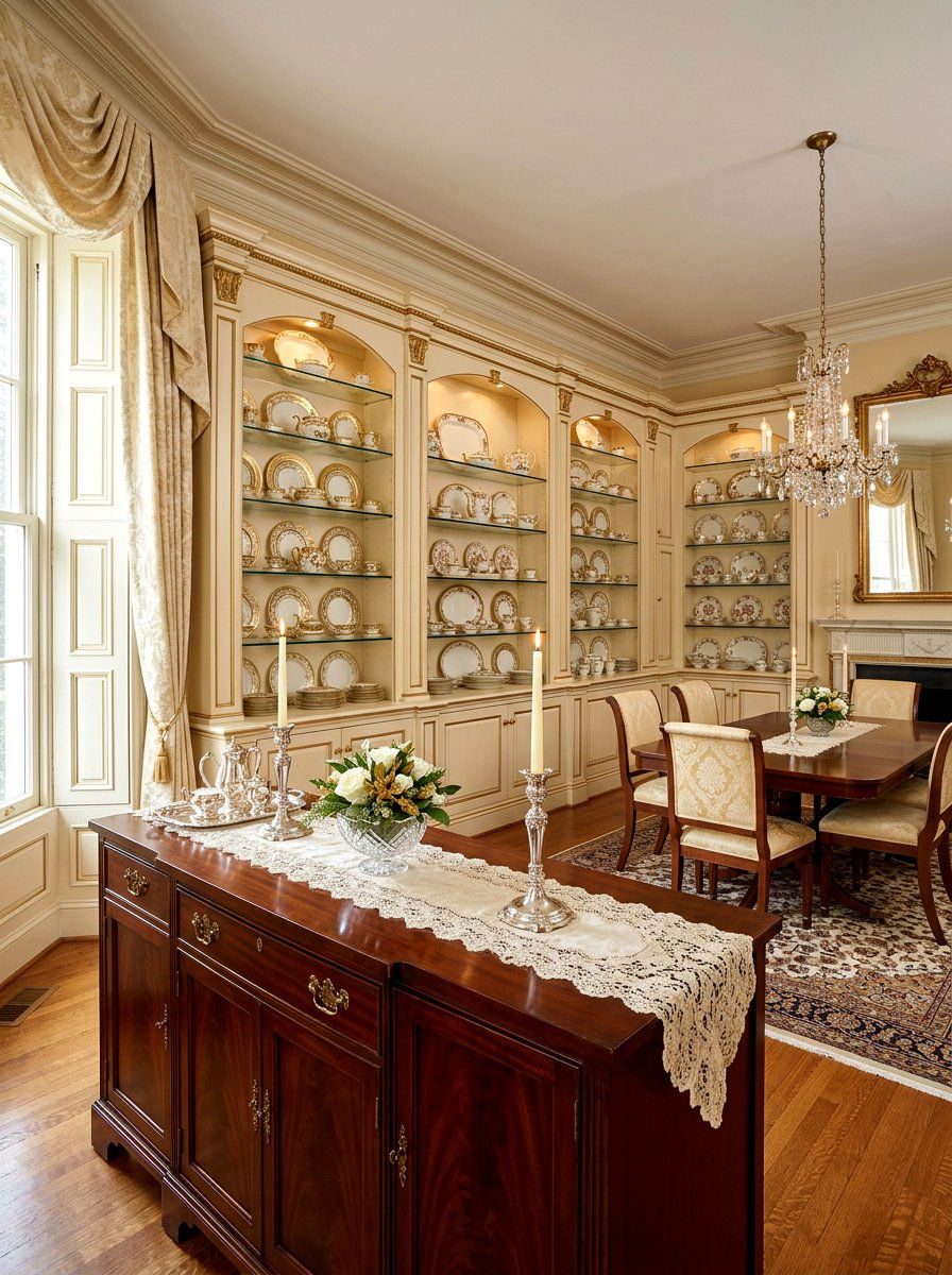 Vintage China Wall - 25 Spring Plate Wall Ideas