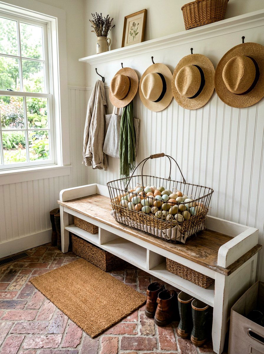 Vintage Egg Basket Style - 25 Spring Speckled Egg Ideas