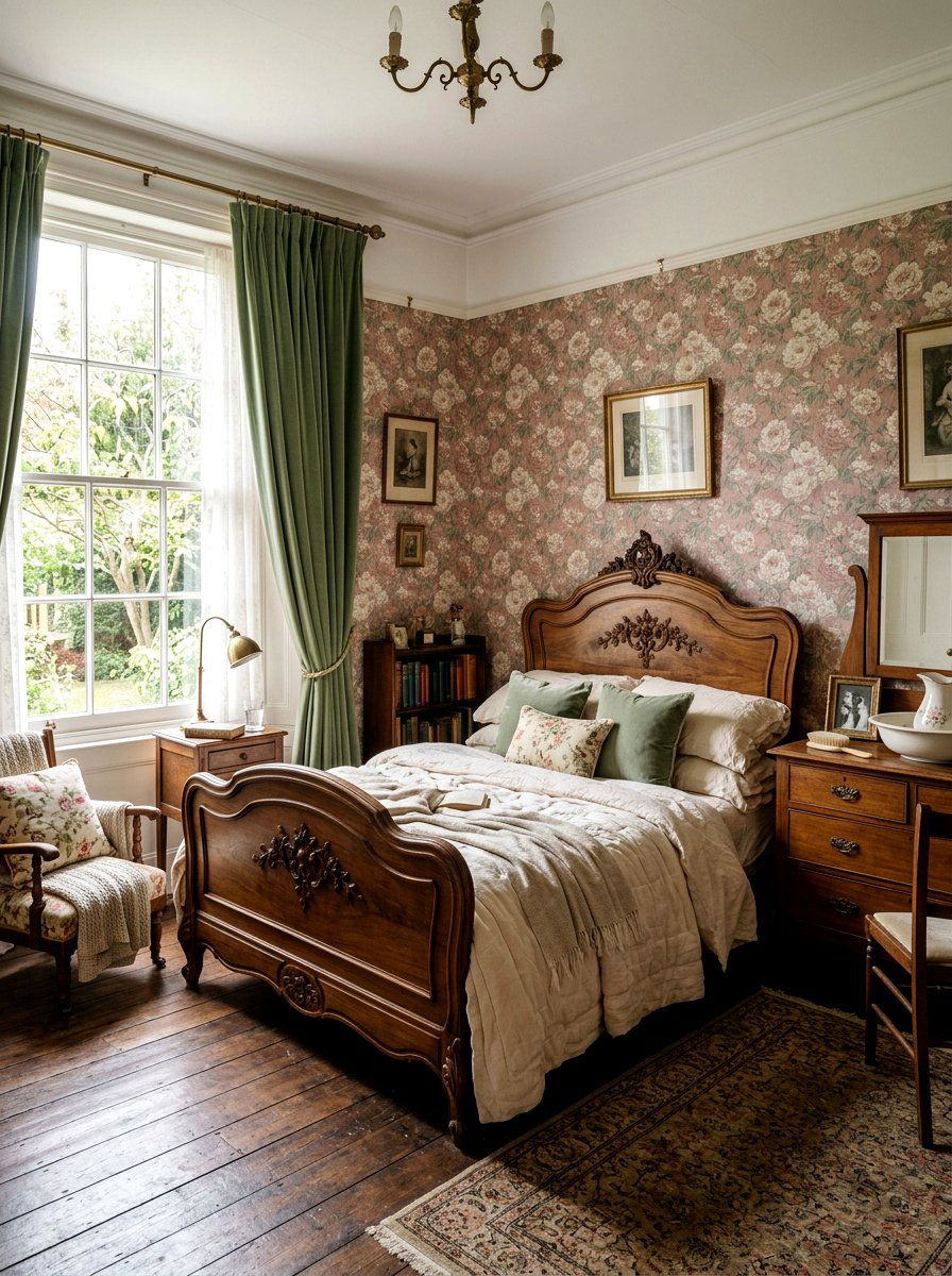 Vintage Floral Wallpaper - 25 Spring Botanical Wallpaper Ideas