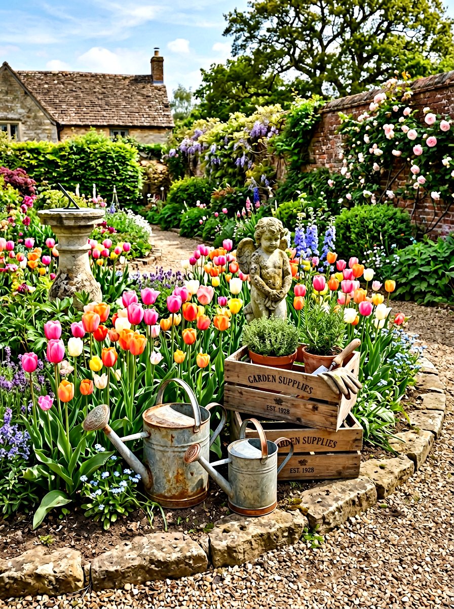 Vintage Garden Decor - 25 Spring Garden Party Ideas