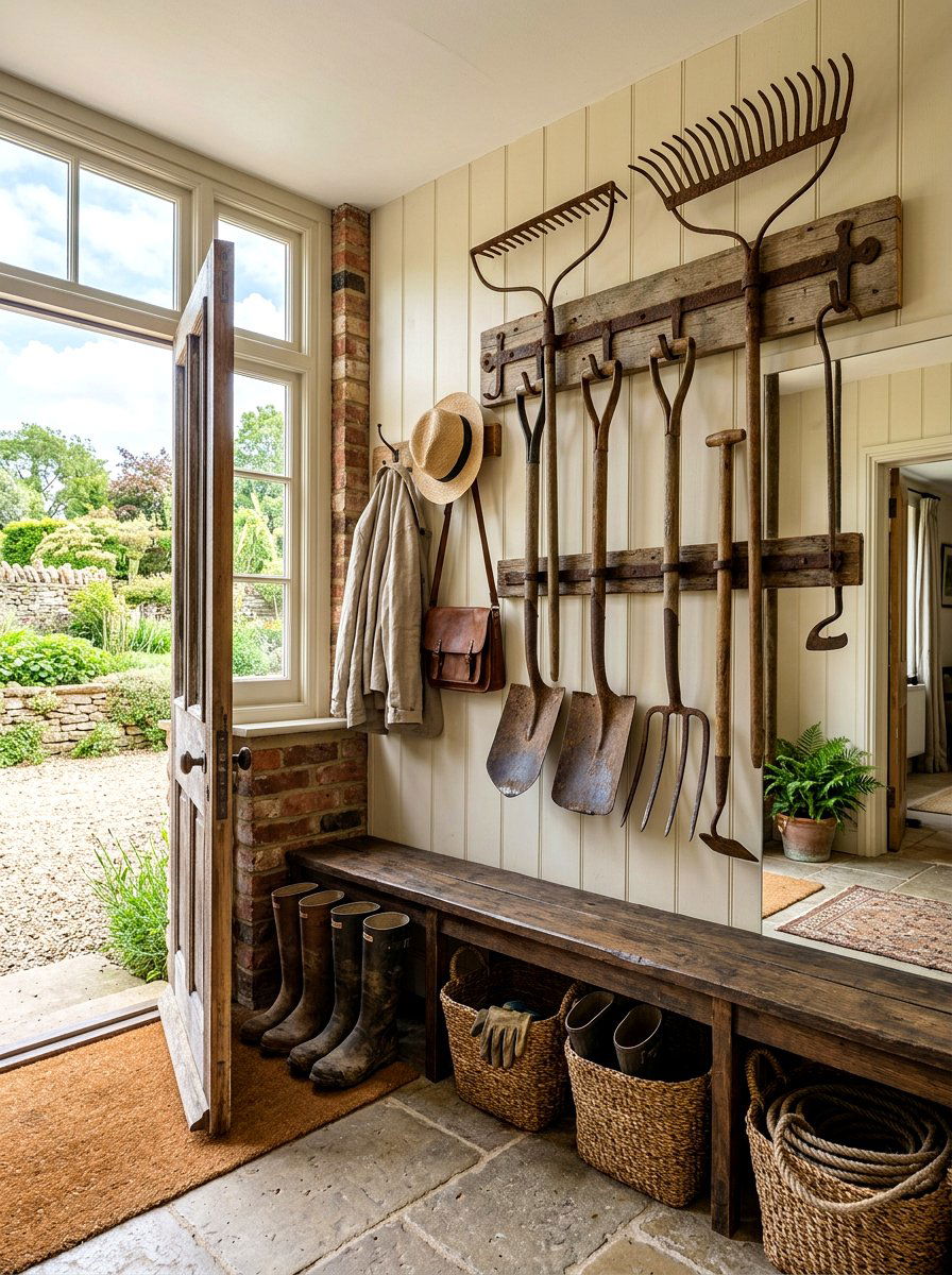 Vintage Garden Tool - 25 Spring Antique Decor Ideas