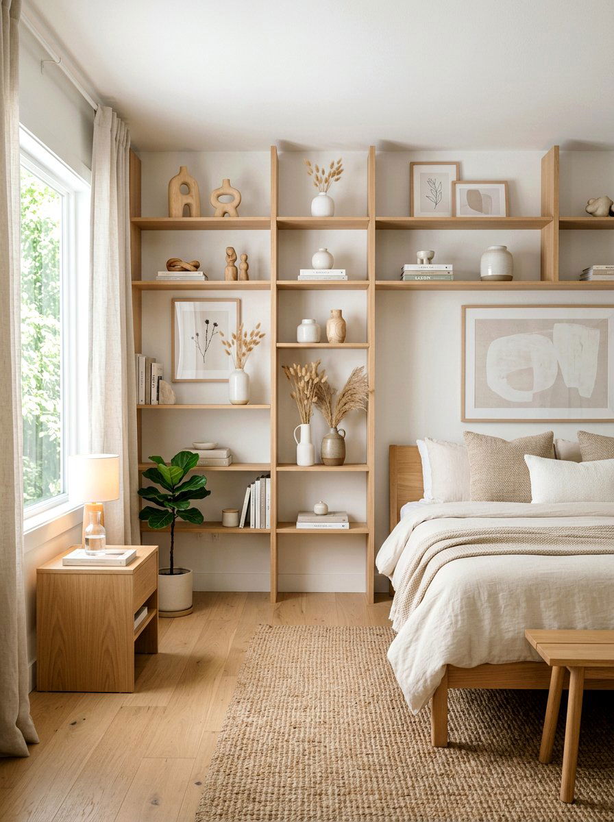 Vintage Glassware Spring Kitchen Shelf - 25 Spring Open Kitchen Shelf Ideas