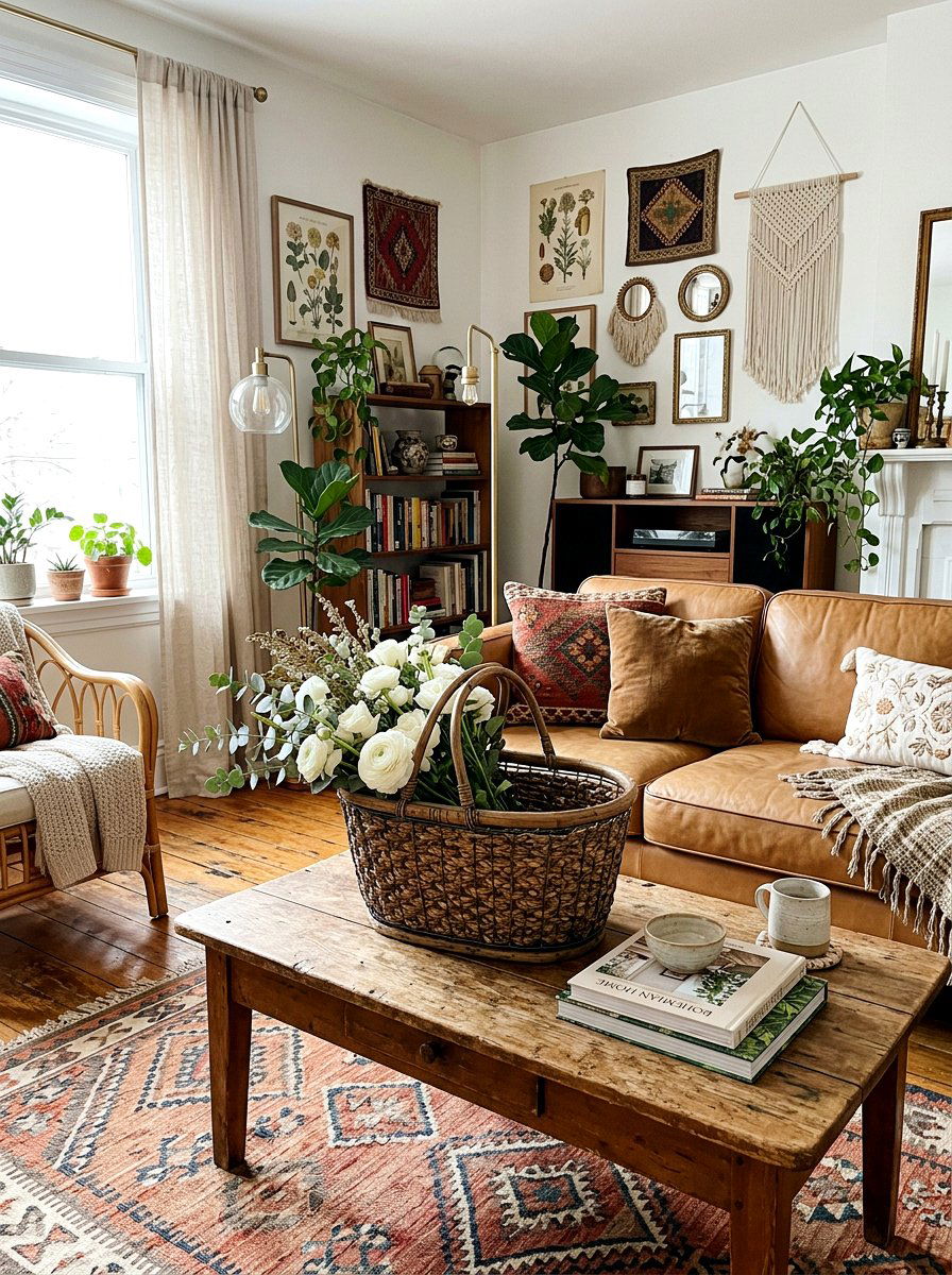 Vintage Hyacinth Basket - 25 Spring Hyacinth Basket Decor Ideas