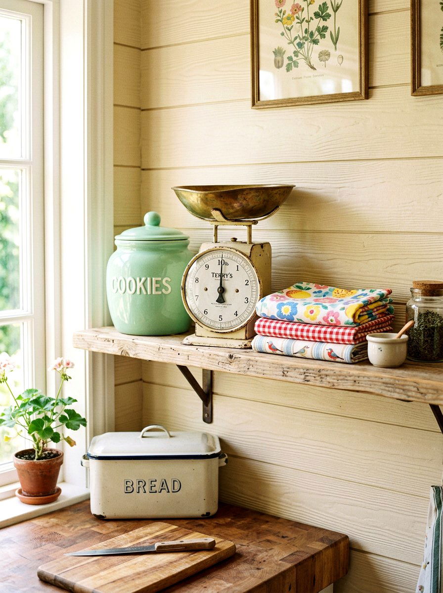 Vintage Pastel Cookie Jar - 25 Spring Cookie Jar Ideas