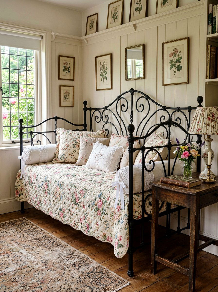 Vintage Style Daybed - 25 Spring Daybed Decor Ideas