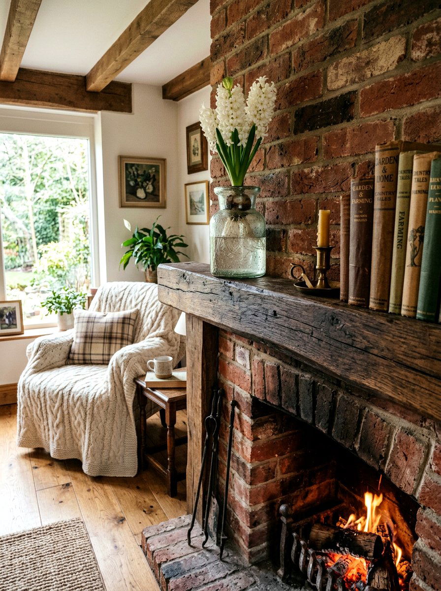 Vintage Style Hyacinth Jar - 25 Spring Hyacinth Bulb Glass Ideas