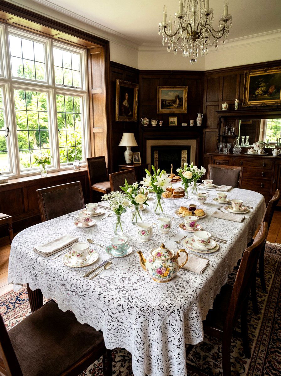 Vintage Tea Set - 25 Spring Brunch Party Ideas