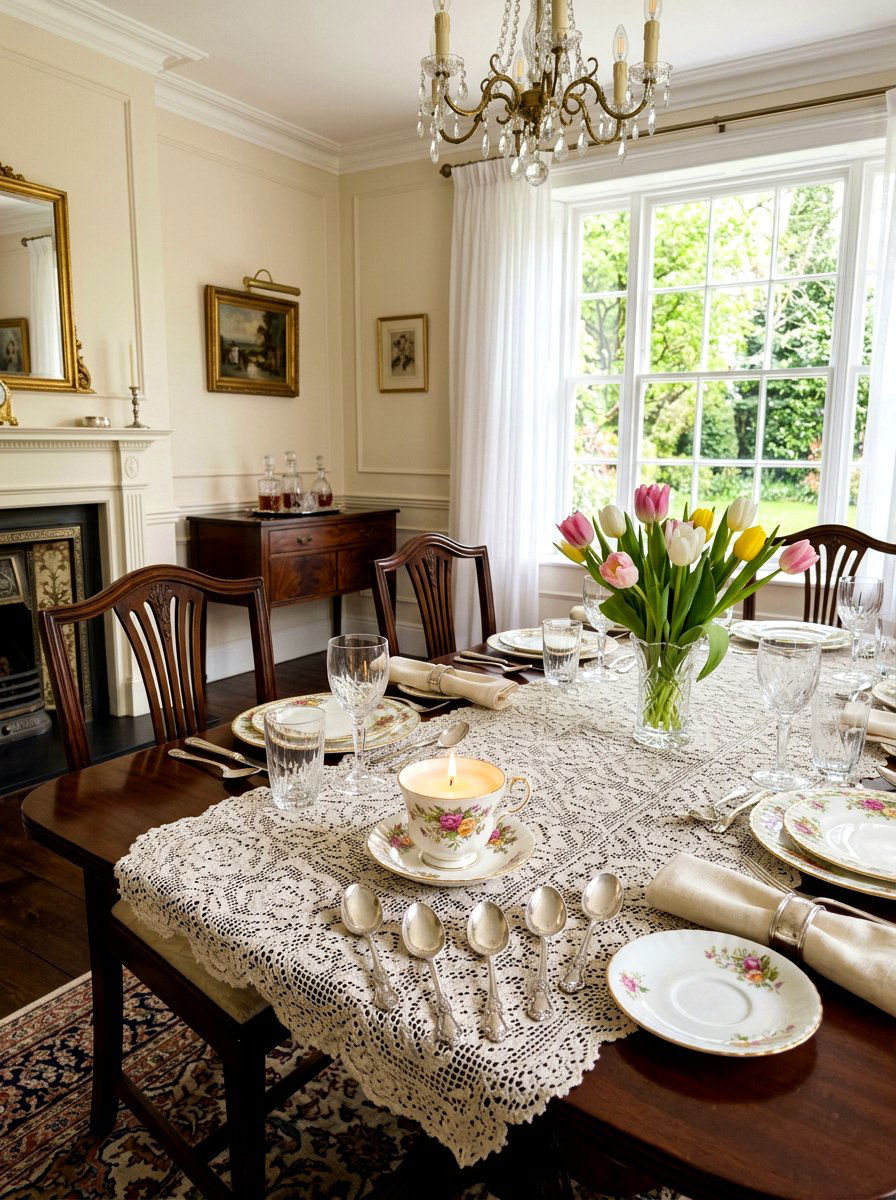 Vintage Teacup Candle - 25 Spring DIY Candle Ideas