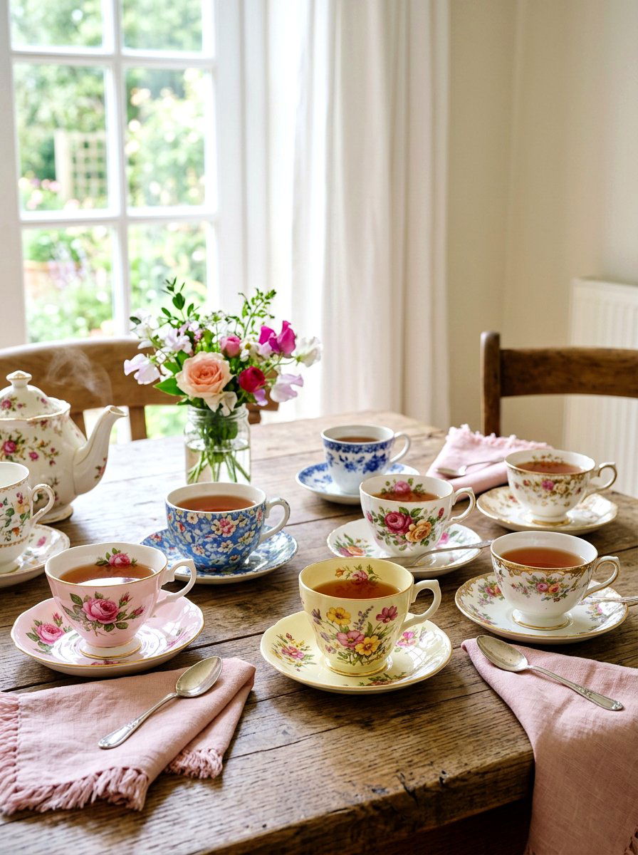 Vintage Teacup - 25 Spring High Tea Decor Ideas