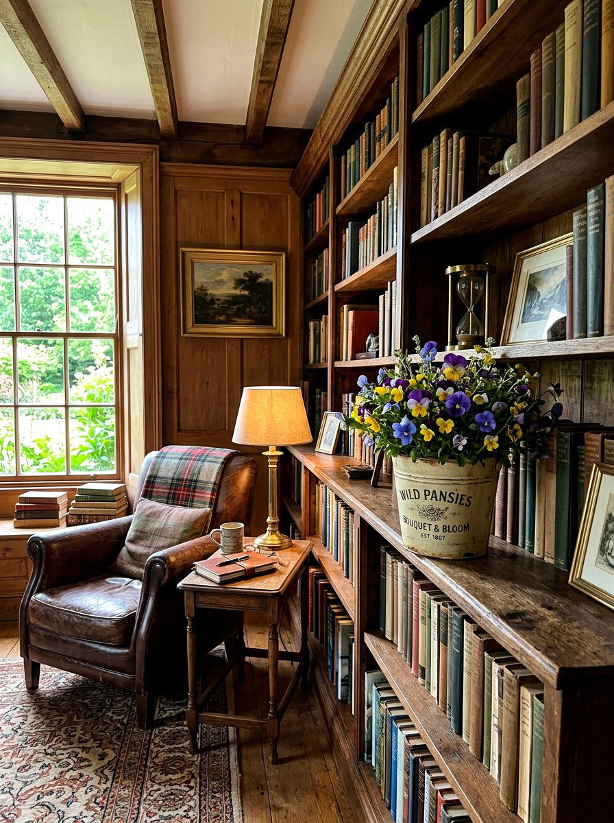 Vintage Tin Floral Bucket - 25 Spring Wildflower Arrangement Ideas