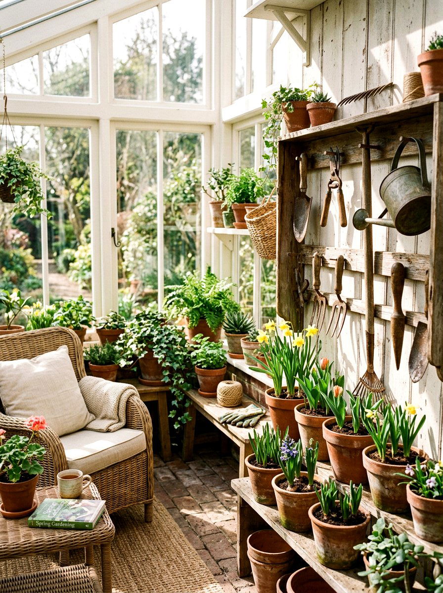 Vintage garden tool - 25 Spring Vintage Decor Ideas