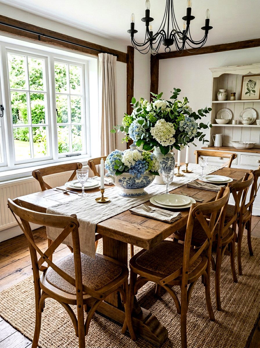 Vintage ironstone tureen centerpiece - 25 Spring Ironstone Decor Ideas