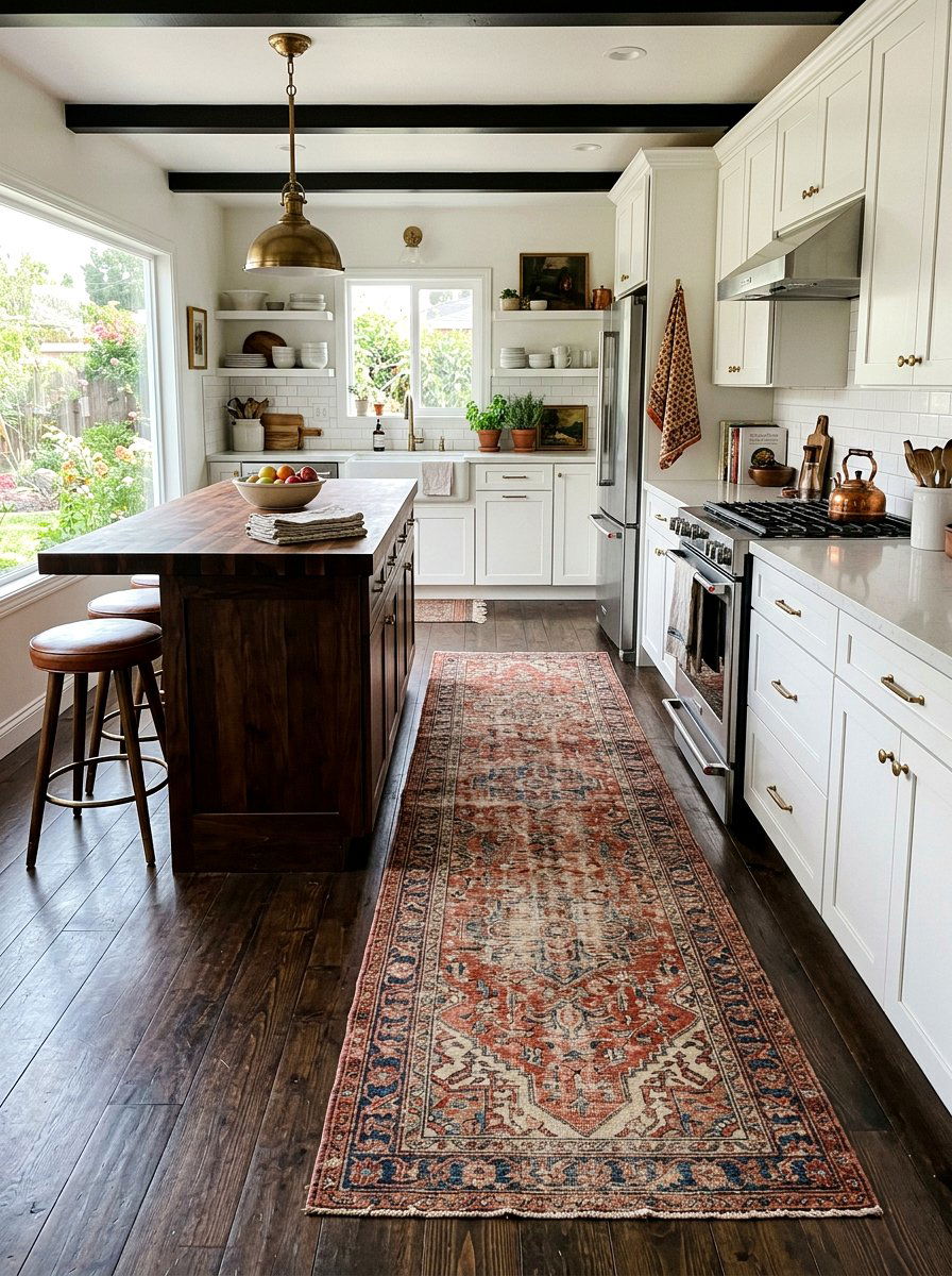 Vintage kitchen runner - 25 Spring Kitchen Rug Ideas