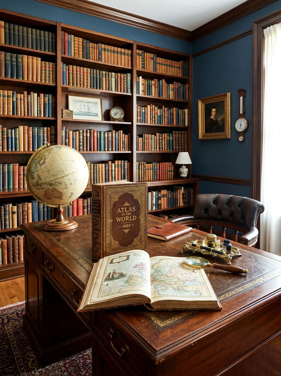 Vintage map book - 25 Spring Coffee Table Book Ideas