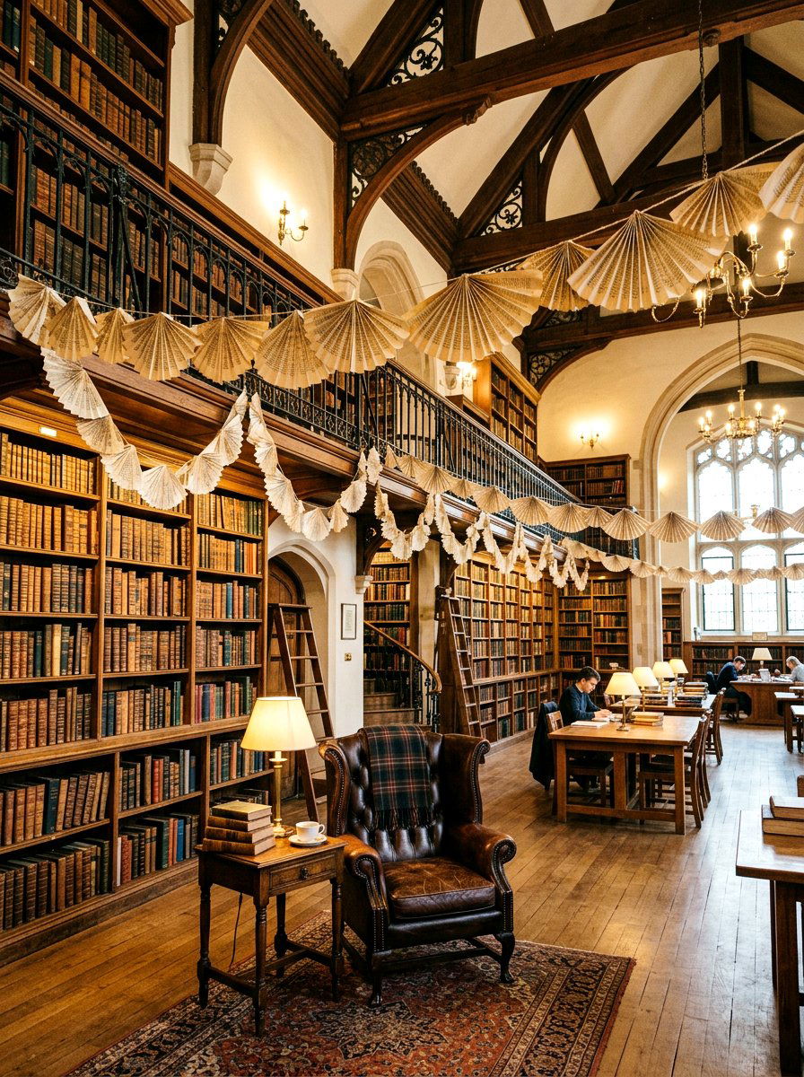 Vintage paper fan decor - 25 Spring Paper Fan Decor Ideas