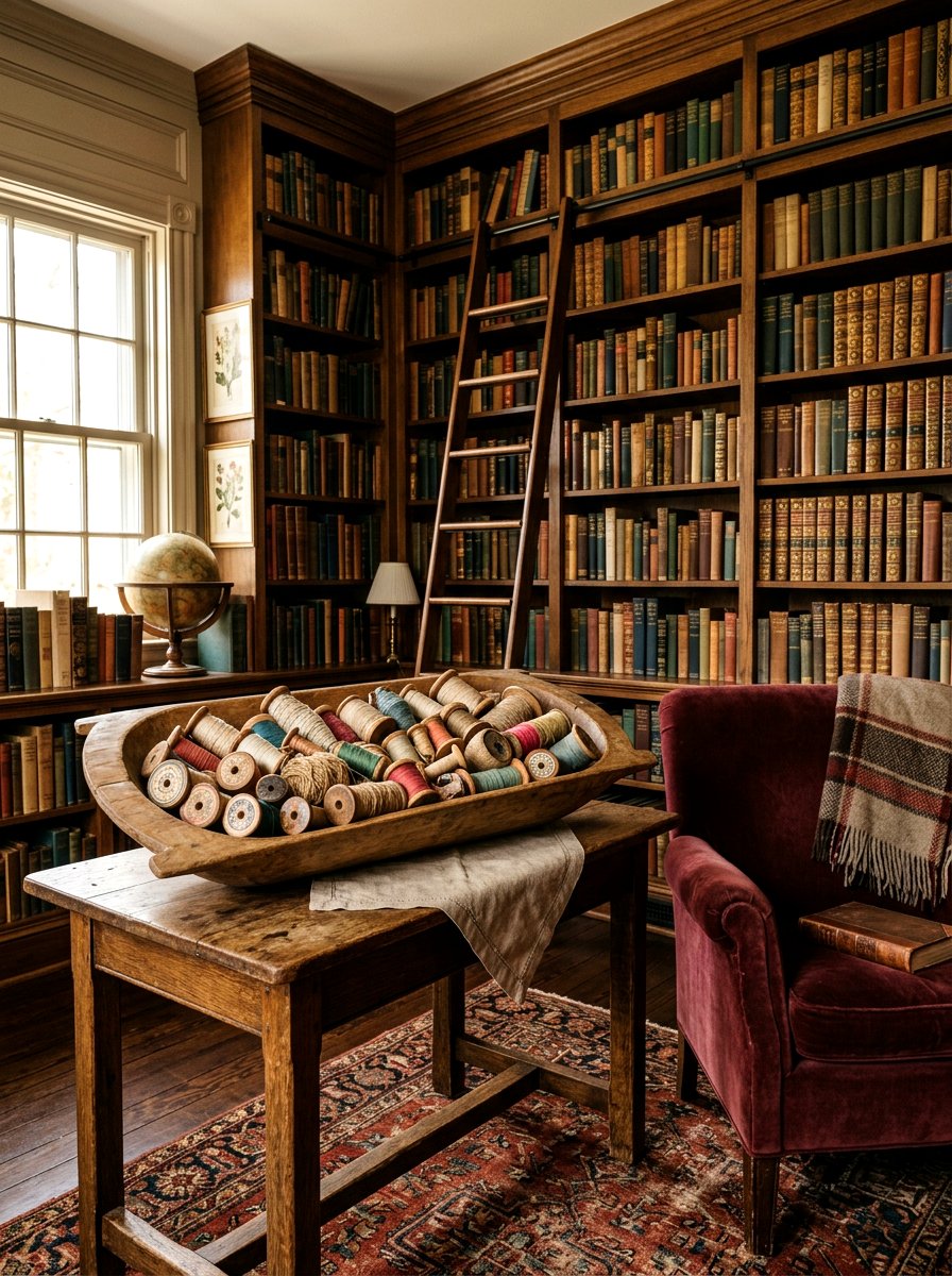 Vintage wooden spools - 25 Spring Dough Bowl Filler Ideas