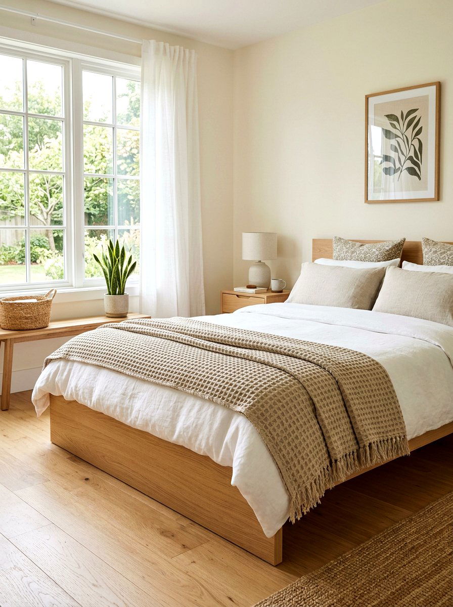 Waffle Weave Linen Throw - 25 Spring Linen Throw Ideas