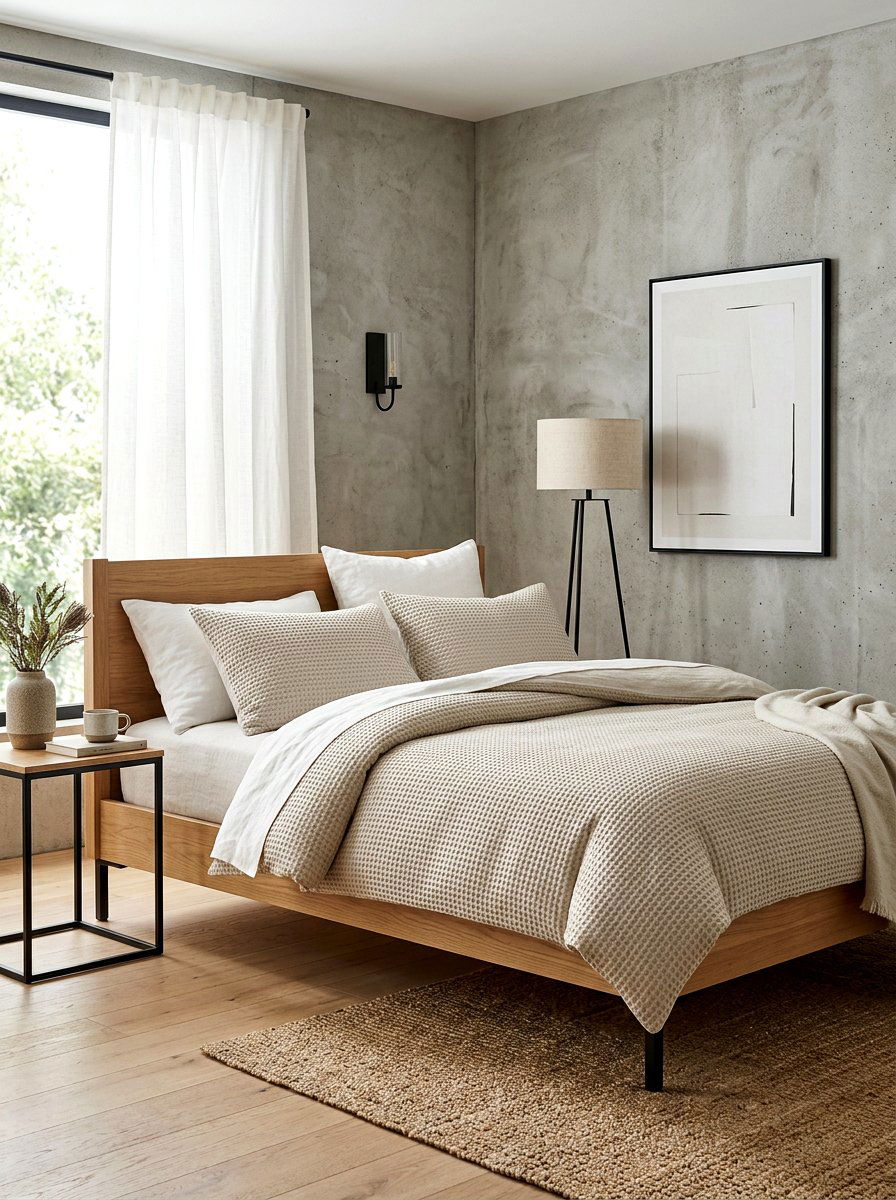 Waffle Weave Linen - 25 Spring Bedroom Linen Ideas