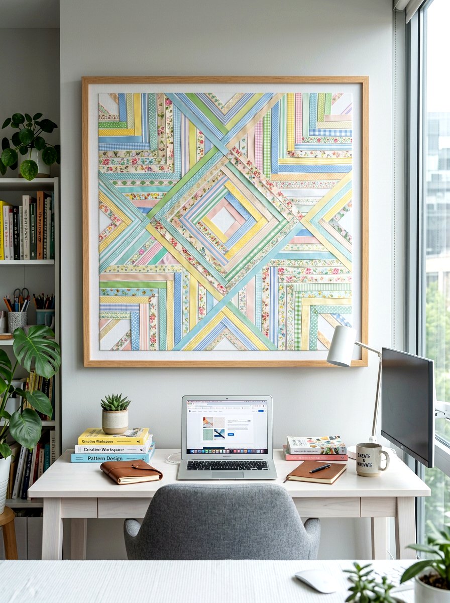 Wall Art Ribbon - 25 Spring Ribbon Decor Ideas