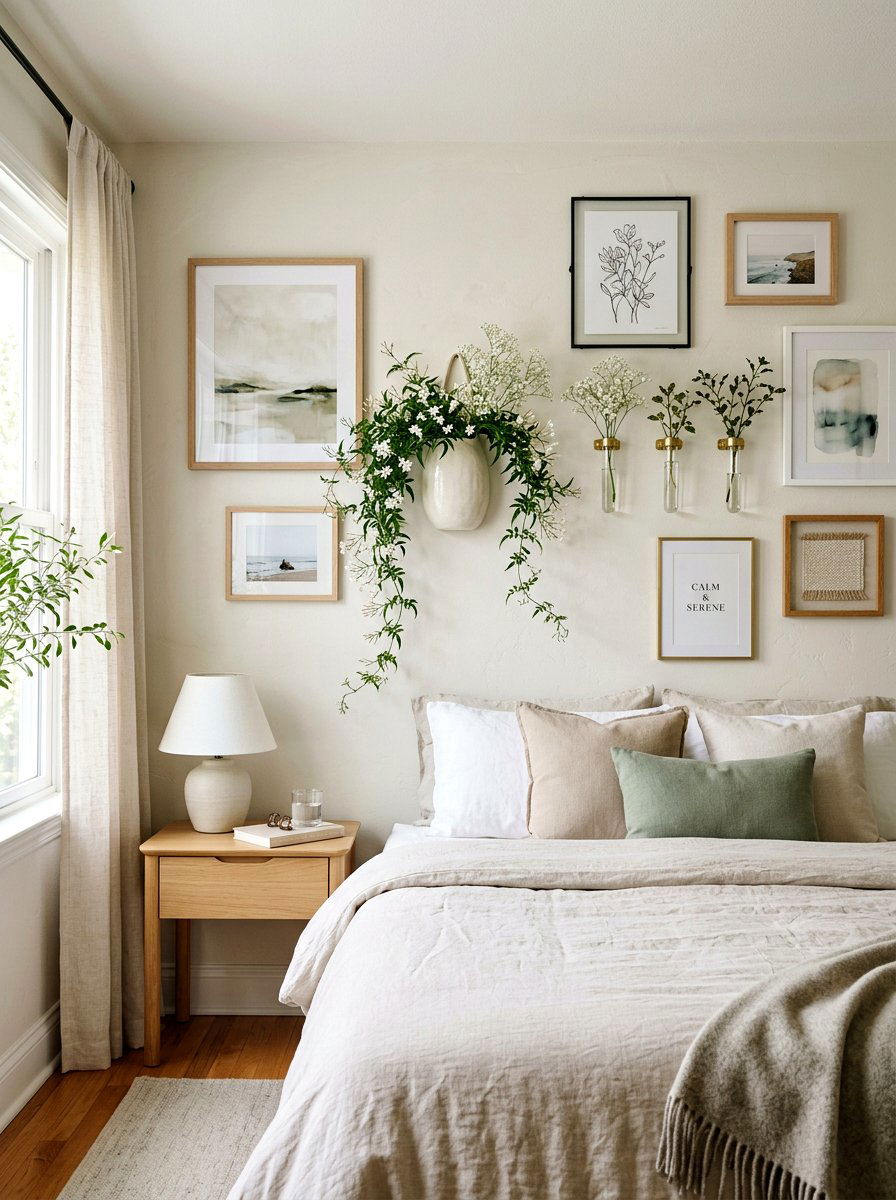 Wall Hanging Vase - 25 Spring DIY Flower Arrangement Ideas