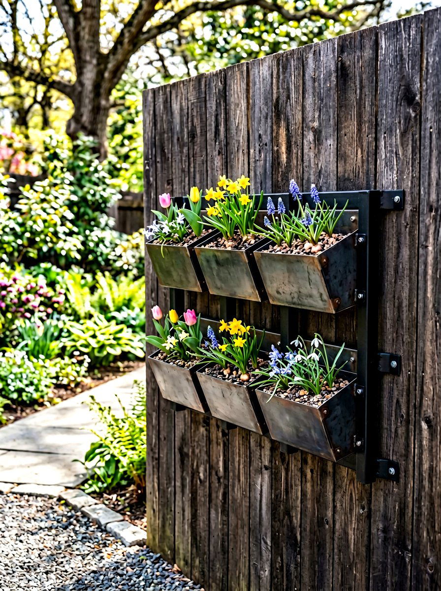Wall Mounted Planter - 25 Spring Bulb Planter Ideas