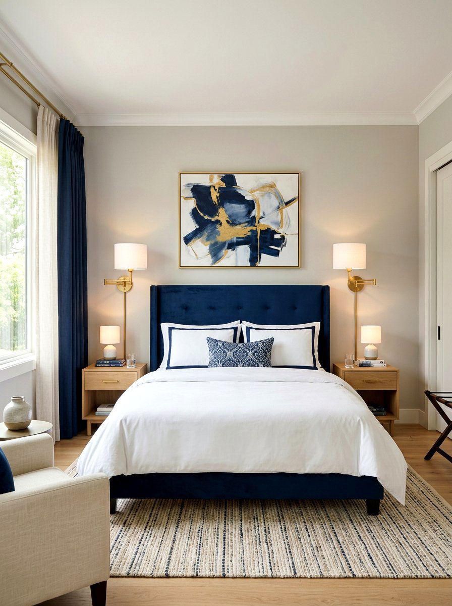 Wall Sconces - 25 Spring Guest Room Decor Ideas